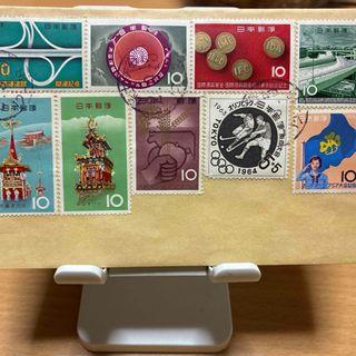 古切手コレクション　9枚1963〜1965